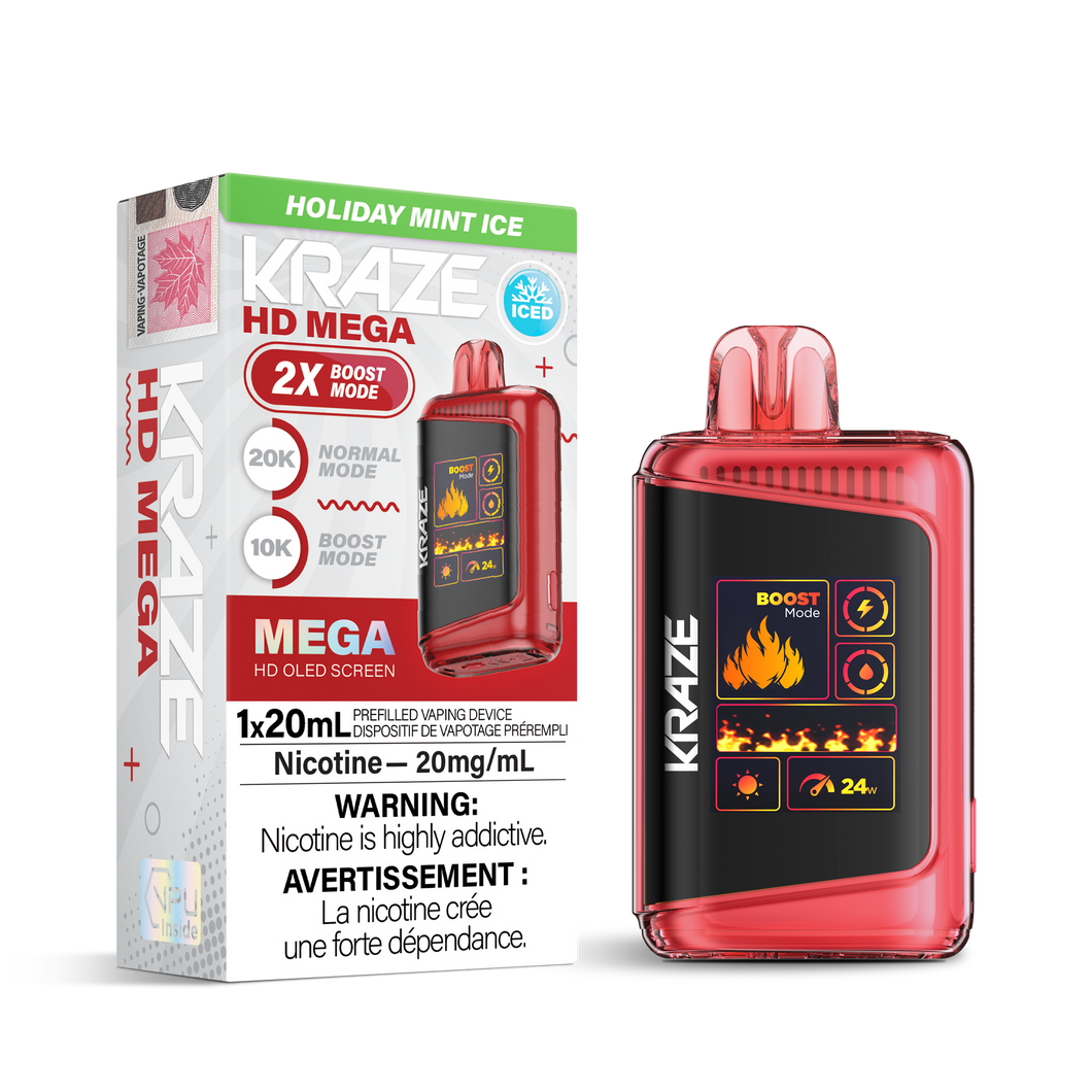 Kraze HD MEGA Holiday Mint Ice