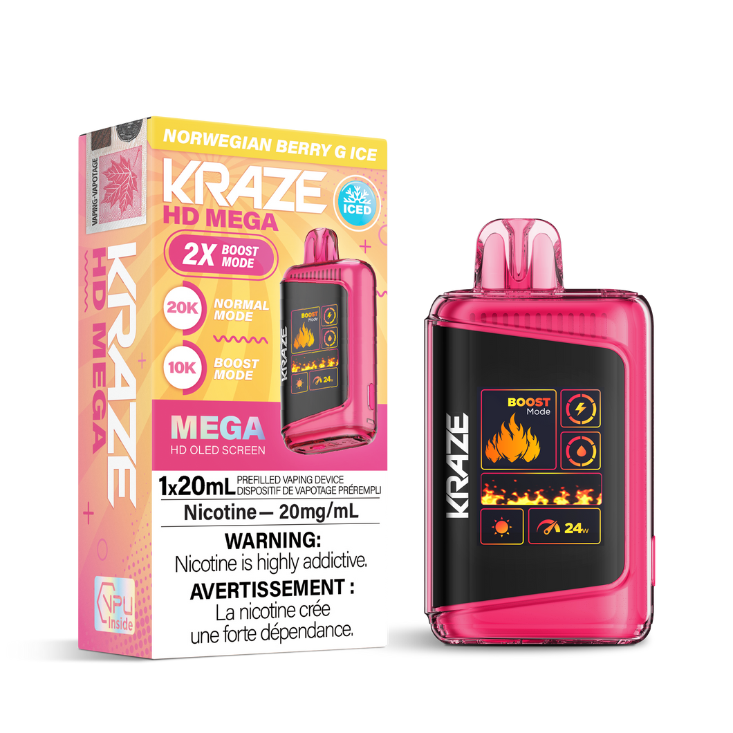 Kraze HD MEGA Norwegian Berry Ice