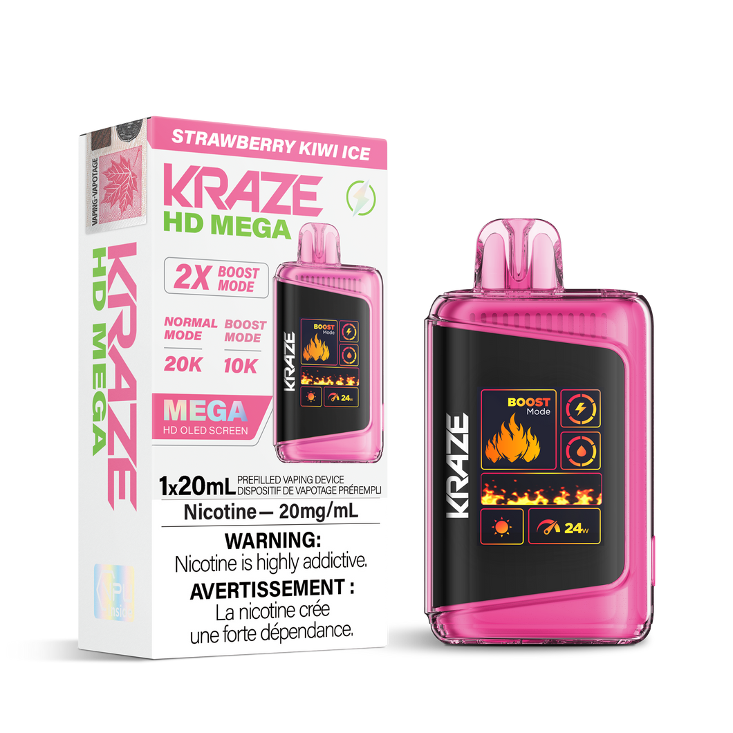 Kraze HD MEGA Strawberry Kiwi Ice