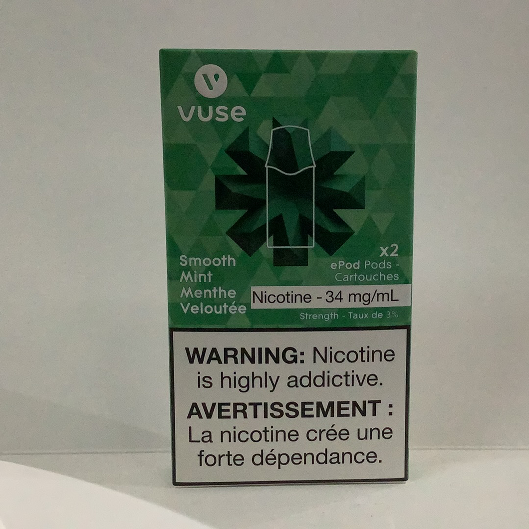 VUSE SMOOTH MINT, NICOTINE 34MG