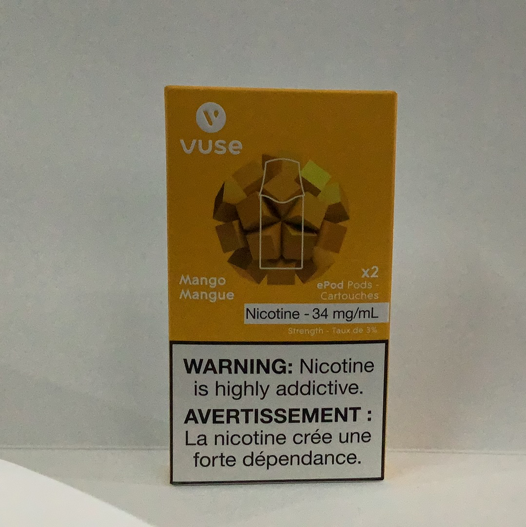 VUSE MANGO, NICOTINE 34MG